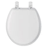 Foset AAWC-40B Asiento redondo acojinado para WC, cerrado, blanco