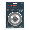 Truper ADT27-M14 Adaptador para discos abrasivos 7' a 9', tipo 42, eje M14