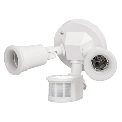 Volteck ARB-901S Arbotante blanco con sensor de movimiento, 2XE26, Max. 300 W - Ferrenacional