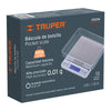 Truper BASE-05B Báscula digital de precisión de bolsillo 500g, Truper