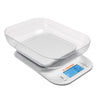 Truper BASE-5T Báscula digital con tazón para cocina, 5kg