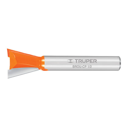 Truper BROU-CP1/2 Broca para router, cola de pato, 1/2'