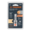 Truper BROU-MC1/2X Broca para router, media caña, 1/2' con balero