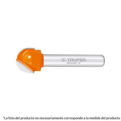 Truper BROU-MC1 Broca para router, media caña, 1'