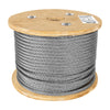 Fiero CAB-3/8R Cable rígido 3/8' de acero 7x7 hilos, 75 m