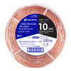 Volteck CADES-10-100 Cable desnudo de cobre calibre 10 AWG, rollo 100 m