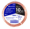 Volteck CADES-10 Cable desnudo de cobre calibre 10 AWG, rollo 25 m