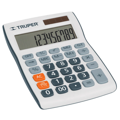 Truper CALC-15E Calculadora 15 cm de escritorio