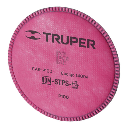 Truper CAR-P100 Filtro de repuesto, R95, bolsa con 2 pzas