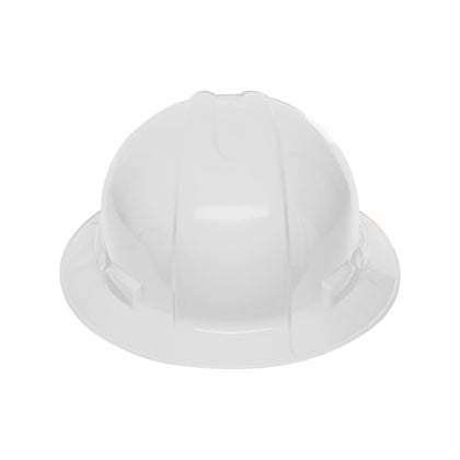 Truper CAS-BX Casco de seguridad ala ancha, blanco