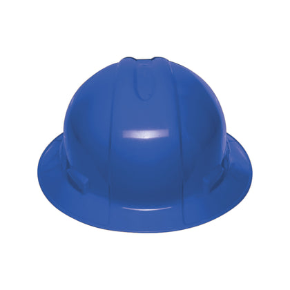 Truper CAS-ZX Casco de seguridad ala ancha, azul