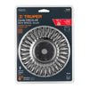 Truper CATR-6G Carda trenzado grueso 6' x 5/8' para esmeril