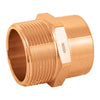 Foset CC-615 Conector de cobre, rosca exterior 1-1/2'