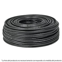 Volteck CCA-12N Rollo de 100 metros de cable THW CCA 12 AWG negro, Basic