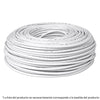 Volteck CCA-14B Rollo de 100 metros de cable THW CCA 14 AWG blanco, Basic