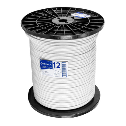 Volteck CDU-12-300 Cordón dúplex flexible SPT 12 AWG en carrete 300 m