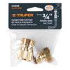 Truper CLICK-GRM Conector 3/4' rápido de latón grifo-manguera sistema click