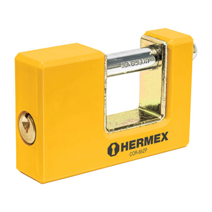 Hermex COR-85ZP Candado antipalanca 85 mm cuerpo metálico, Hermex Basic