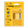 Hermex COR-85ZP Candado antipalanca 85 mm cuerpo metálico, Hermex Basic