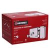 Hermex CS-75DC Cerradura sobreponer, clásica, instala-fácil, derecha, cromo