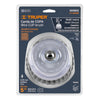 Truper CT-612MR Carda copa 5' alambre trenzado fino, Multi-rosca, Truper