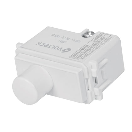 Volteck DIM-IB Dimmer giratorio, línea Italiana, color blanco