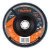 Truper DLT-1733 Disco 7' laminado grano 120 centro 7/8'