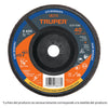 Truper DLTP-70120 Disco 7' laminado respaldo plástico grano 120 centro 7/8'