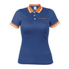 Truper DRY-AD-C Playera tipo polo dry fit azul, para dama, talla CH, Truper