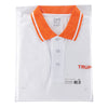 Truper DRY-BC-M Playera tipo polo dry fit blanca, para caballero, talla M