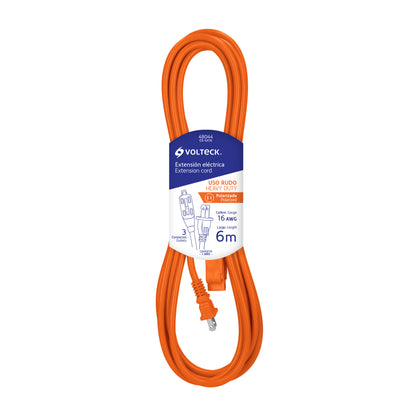 Volteck ER-6X16 Extensión eléctrica de uso rudo 6 m 2x16 AWG