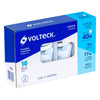 Volteck F-9EMX4 Lámpara 9 W, espiral mini, luz día, T2, en blíster, 4 piezas