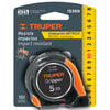 Truper FH-5ME Flexómetro contra impacto, graduación métrica, 5 m, 19 mm