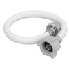 Foset FWC-P35B Manguera WC vinilo blanco 1/2'x7/8', 35cm, conector plástico