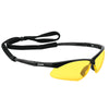 Truper LESP-SA Lentes seguridad ambar antiempaño c/cordón ajustable, Sport