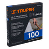 Truper LIPL-100-1X45 Lija para plomero grano 100, ancho 1', rollo de 45 m