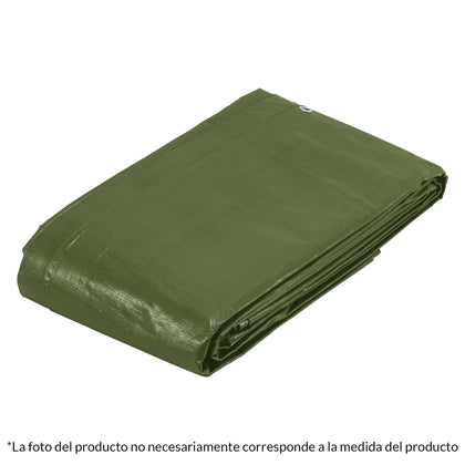 Expert LT-23X Lona uso rudo, verde olivo, 2 X 3 m, Truper Expert