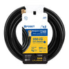 Foset MGAN-50 Manguera para gas 3/8' flexible negra de 5 m, con conexión