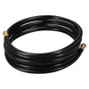 Foset MGAN-50 Manguera para gas 3/8' flexible negra de 5 m, con conexión