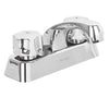 Foset MP-048 Mezcladora plástica lavabo, cuello corto, manerales estándar