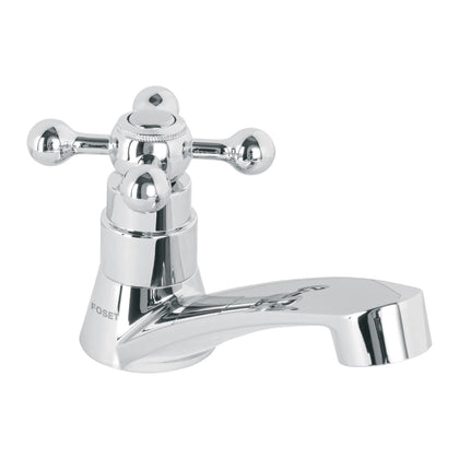 Foset MP-144 Llave individual para lavabo, ABS, maneral cruceta, Basic