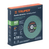 Truper PIES-6160T Piedra para esmeril 6 X 1', carburo de silicio, grano 60