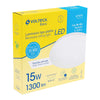 Volteck PLA-101L Luminario de LED de sobreponer tipo plafón, 15W, 1,300 lm