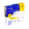 Volteck PLA-205LC Luminario blanco de LED 12 W redondo tipo plafón luz cálida