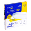 Volteck PLA-209LC Luminario blanco de LED 24 W redondo tipo plafón luz cálida