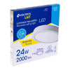 Volteck PLA-209L Luminario LED 24W, redondo de sobreponer, luz de día, blanco