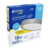 Volteck PLA-216L Plafón redondo, moderno, 18 W, 6500K, LED, gris