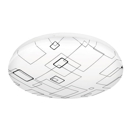 Volteck PLA-504L Luminario LED tipo plafón decorativo cuadros 22 W, luz día