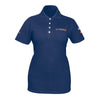 Truper POL-AD-C Playera tipo polo azul, para dama, talla CH