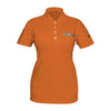 Truper POL-ND-C Playera tipo polo naranja, para dama, talla CH